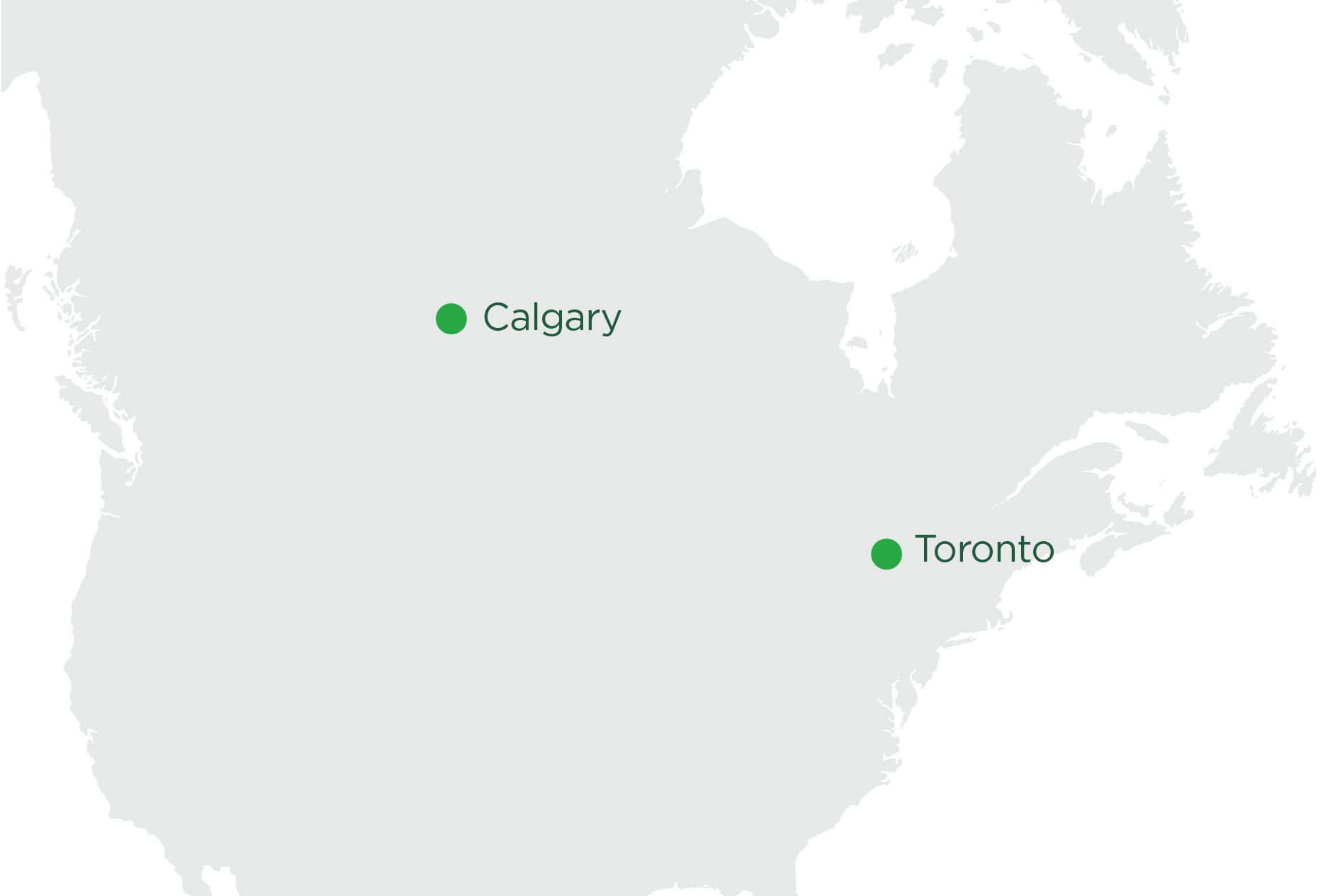 Murphy Canada Office Map