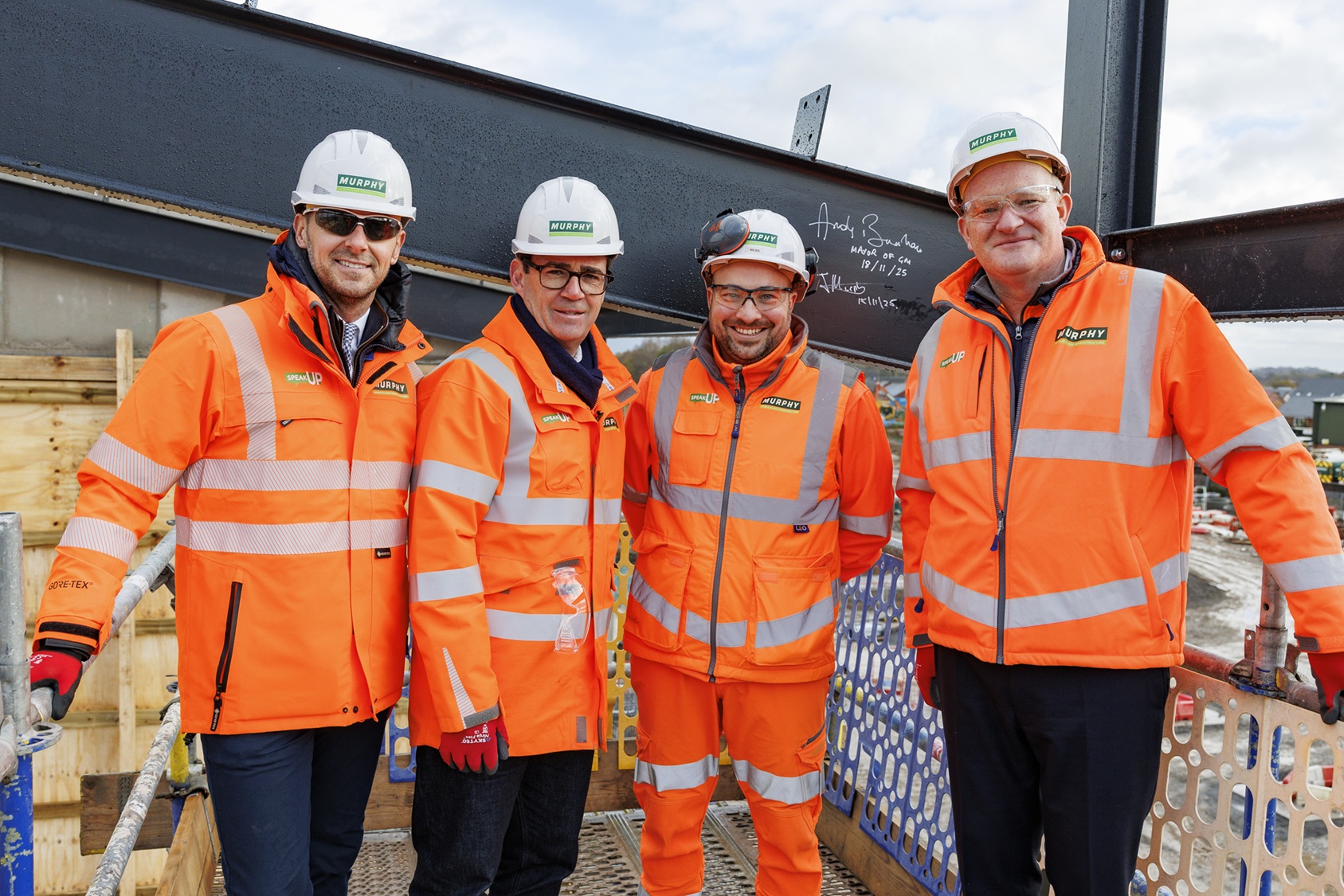 One Murphy Hub Golborne Tops Out